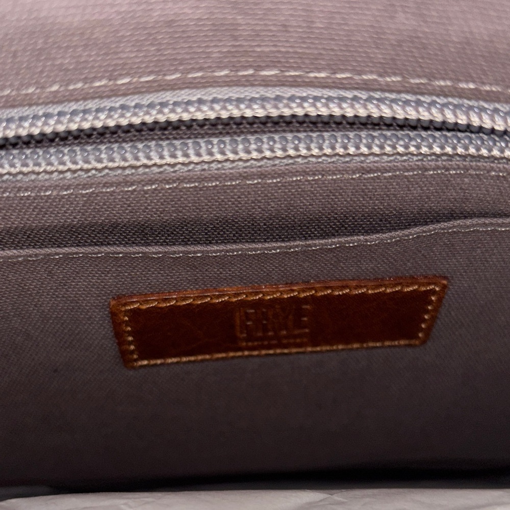 Frye Dark Brown Patchwork Leather Tote - image 2